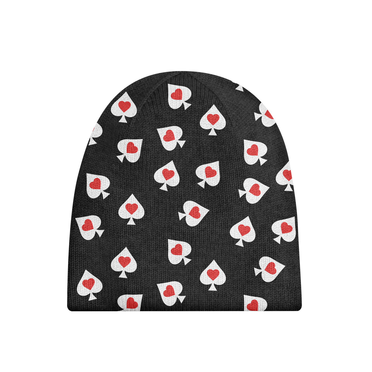 Black All Over Logo Beanie
