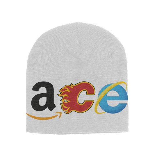White Company Logo Beanie