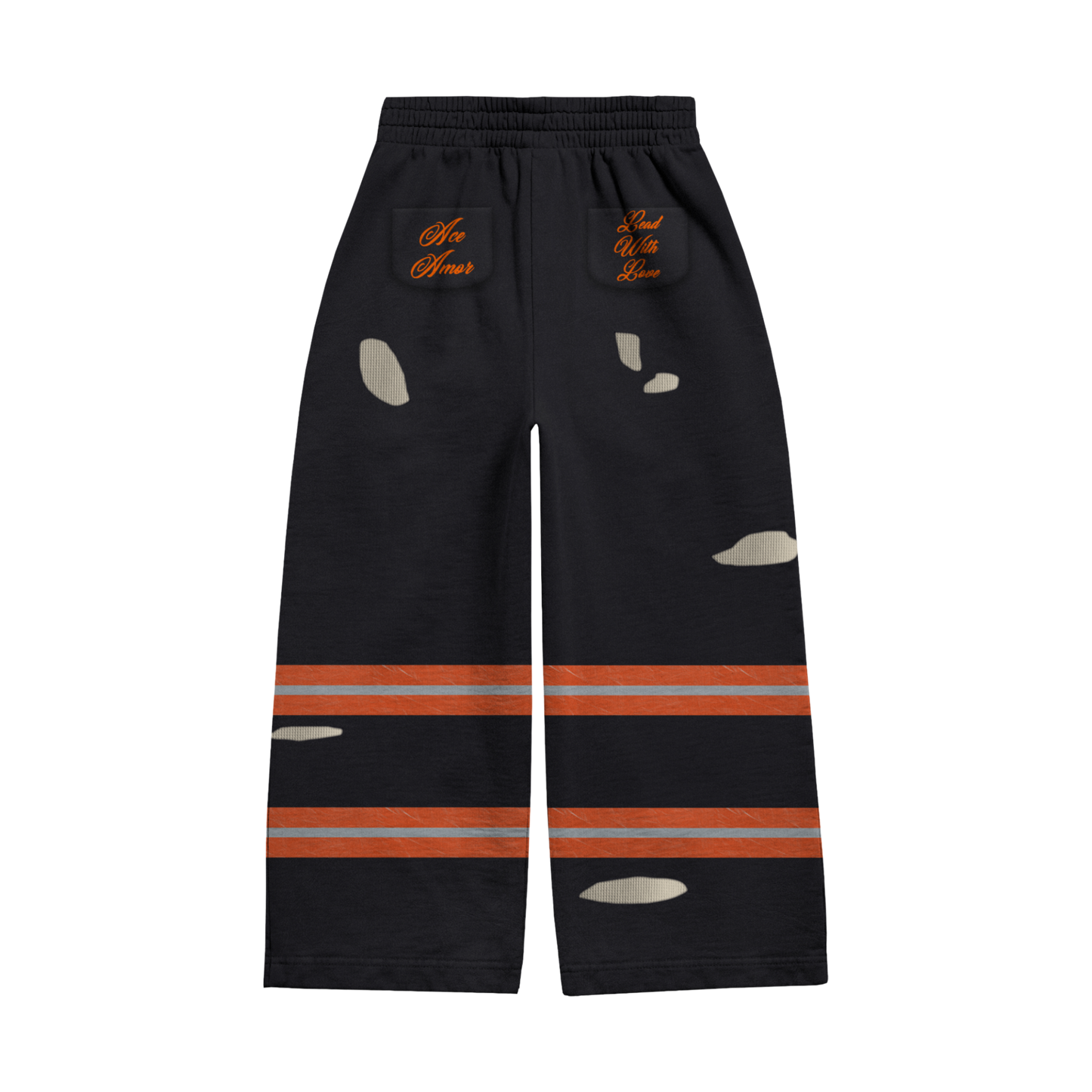 Black Construction Sweatpants