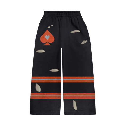 Black Construction Sweatpants