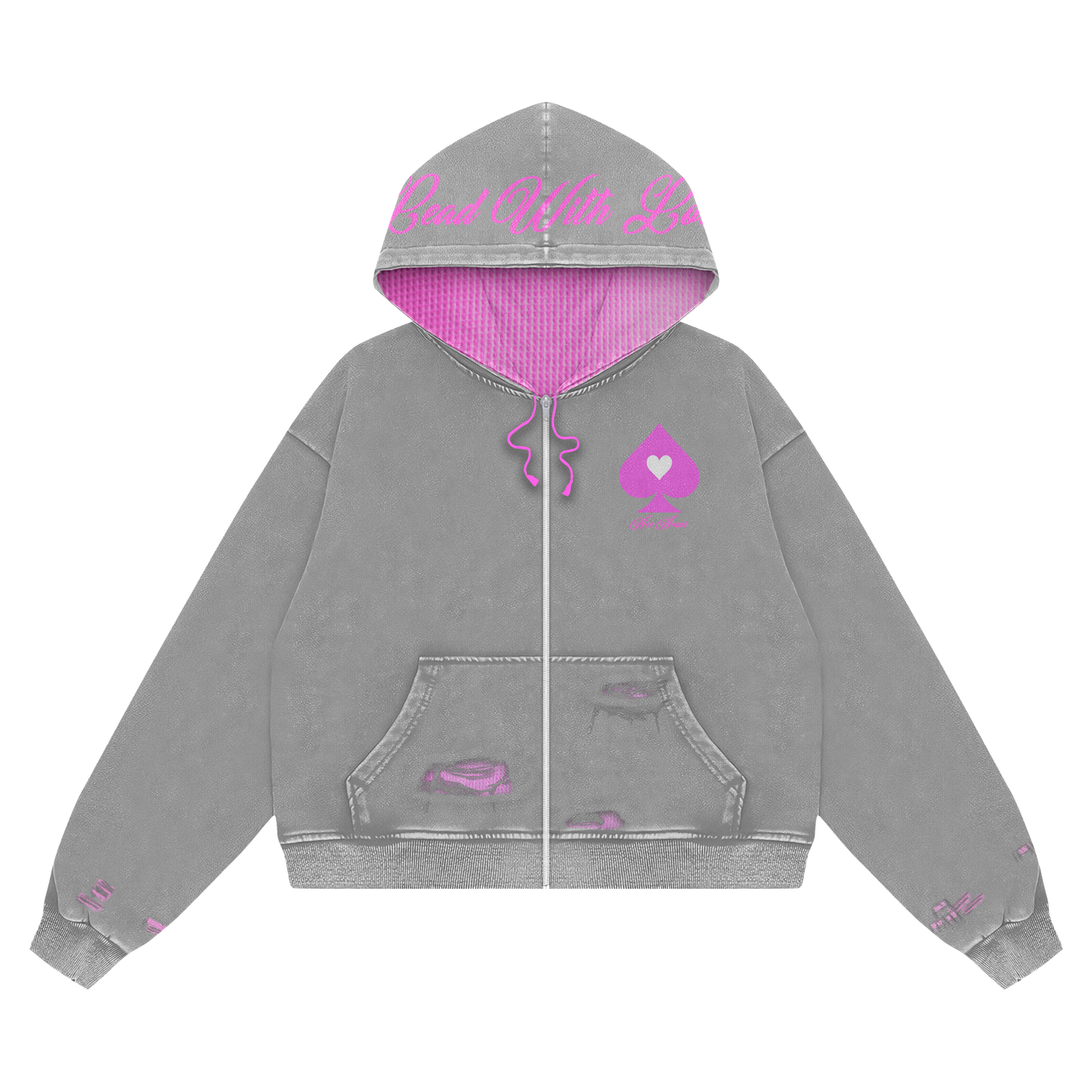 Grey Essential Zip Up